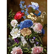 Bouquet In Blue 1000 pc
