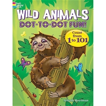 Wild Animals Dot-To-Dot Fun