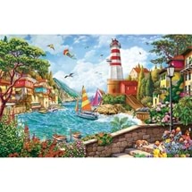 Lighthouse and Sailing Boat 500 pieces