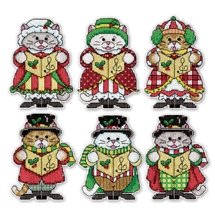 Kitty Carollers Ornaments