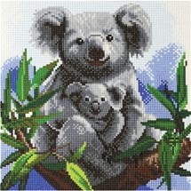 Cuddly Koalas Crystal Art