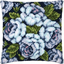 Flowers Needlepoint Cushion