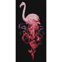 Flamingo in the Smoke Diamond Painting