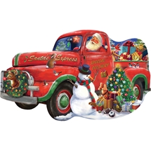 Santa Express Special Delivery 1000 pc Shaped