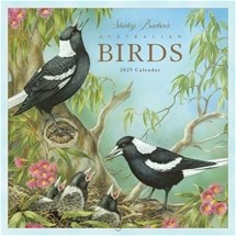 Shirley Barber Australian Birds Calendar 2025