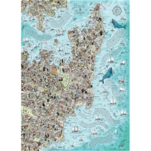 Bondi Bronte Southern Head 1000 Piece Jigsaw