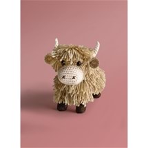 Highland Cow Blonde Crochet