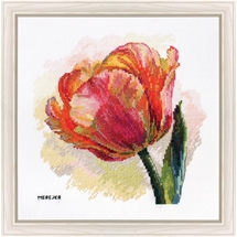 Parrot Tulip Cross Stitch Kit