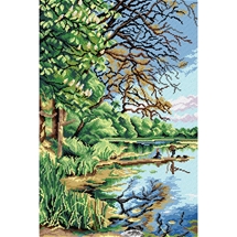 Fisherman Needlepoint Canvas