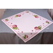 Hortensia Table Topper Cross Stitch Kit