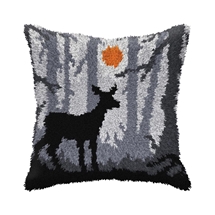 Deer in Moonlight Latch Hook Kit